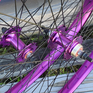 29" SE Racing Purple Rain Big Ripper Wheelset - Pair - 36H - Flip Flop - Purple