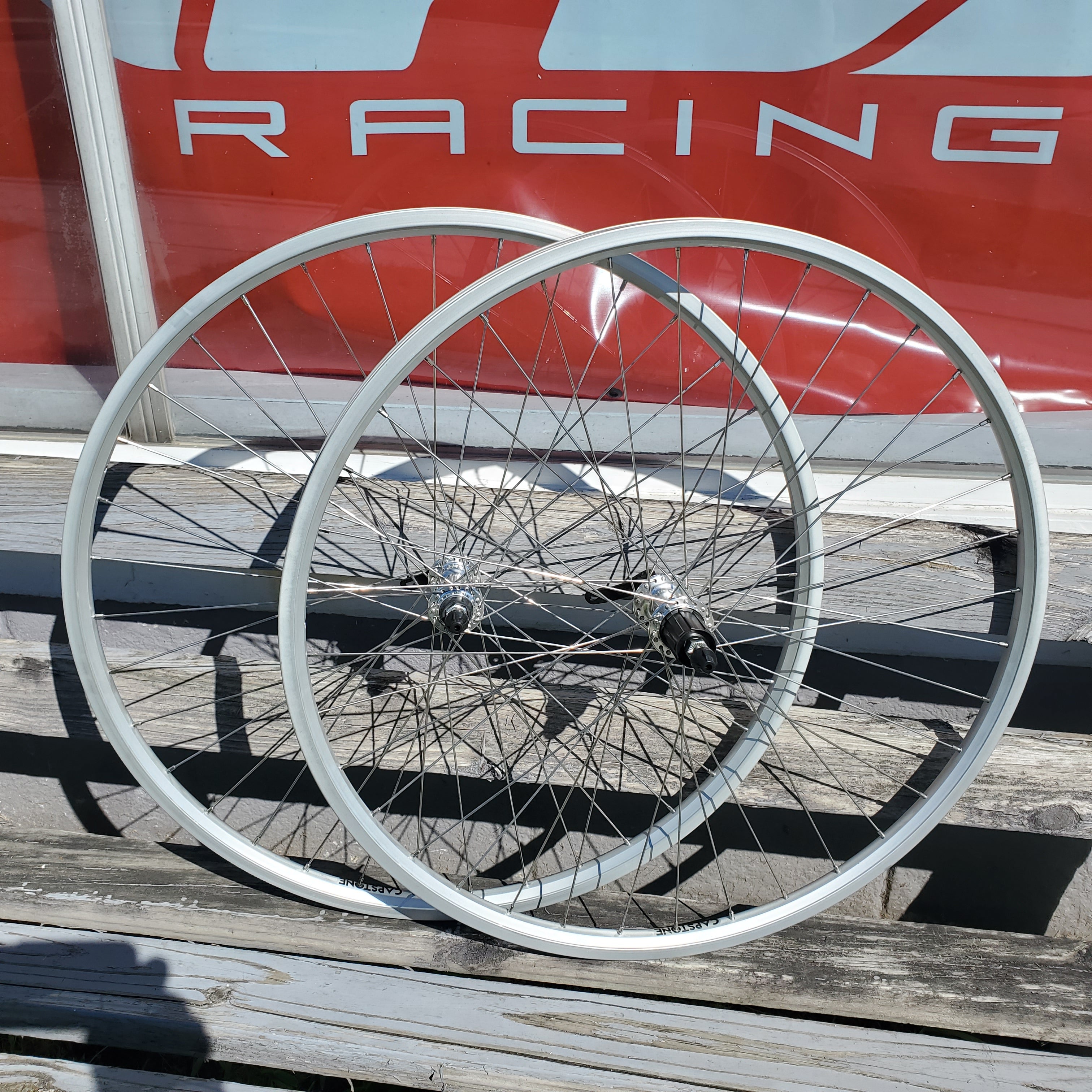 Silver 700c wheelset 2025