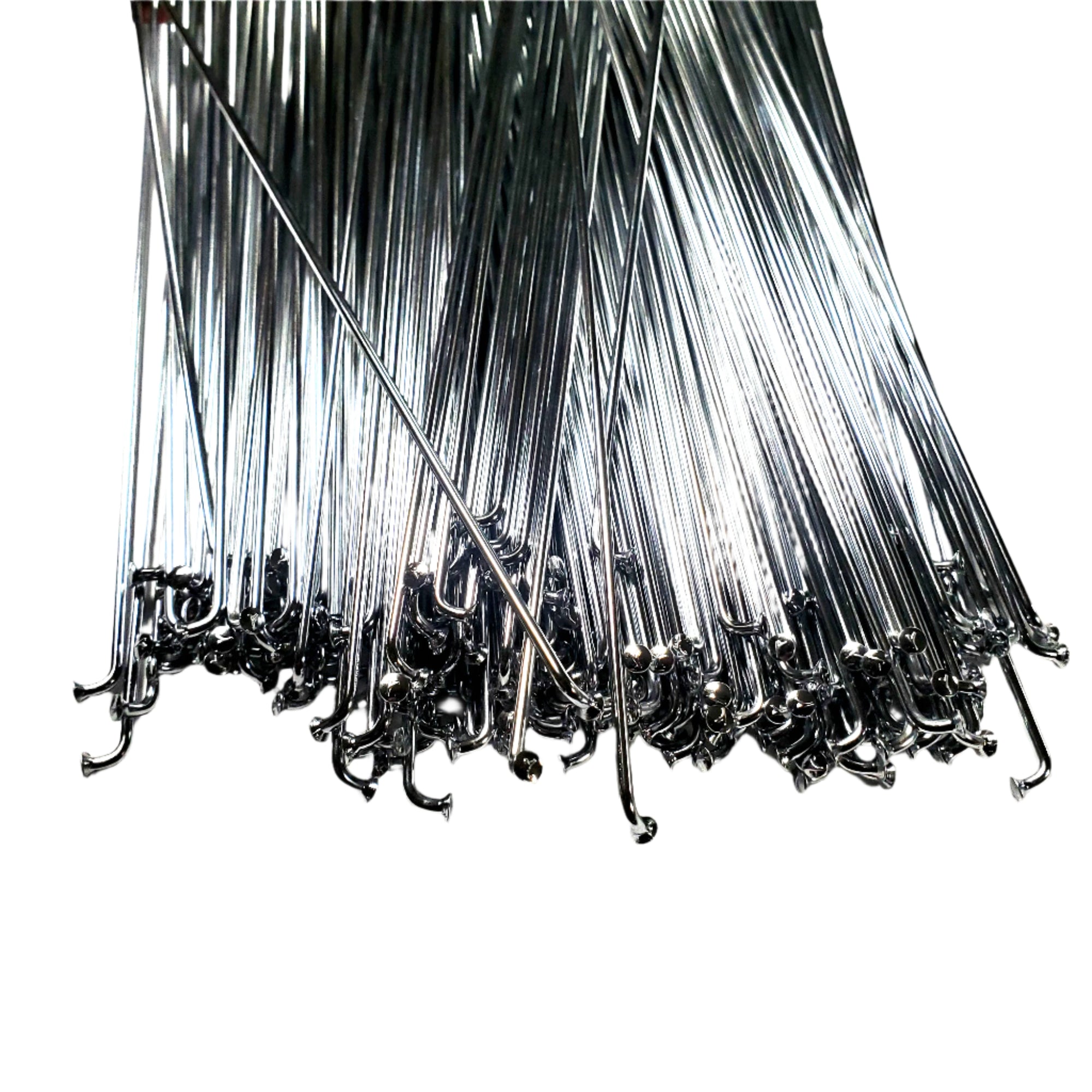 Carbon Steel 14g Spoke - Single - Chrome Plated (80mm-305mm)