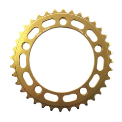 BMXGuru 36t BMX Chainring - Gold - 110mm 5-bolt - USA Made