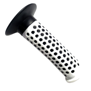 Cobra F1 Style BMX grips - White over Black