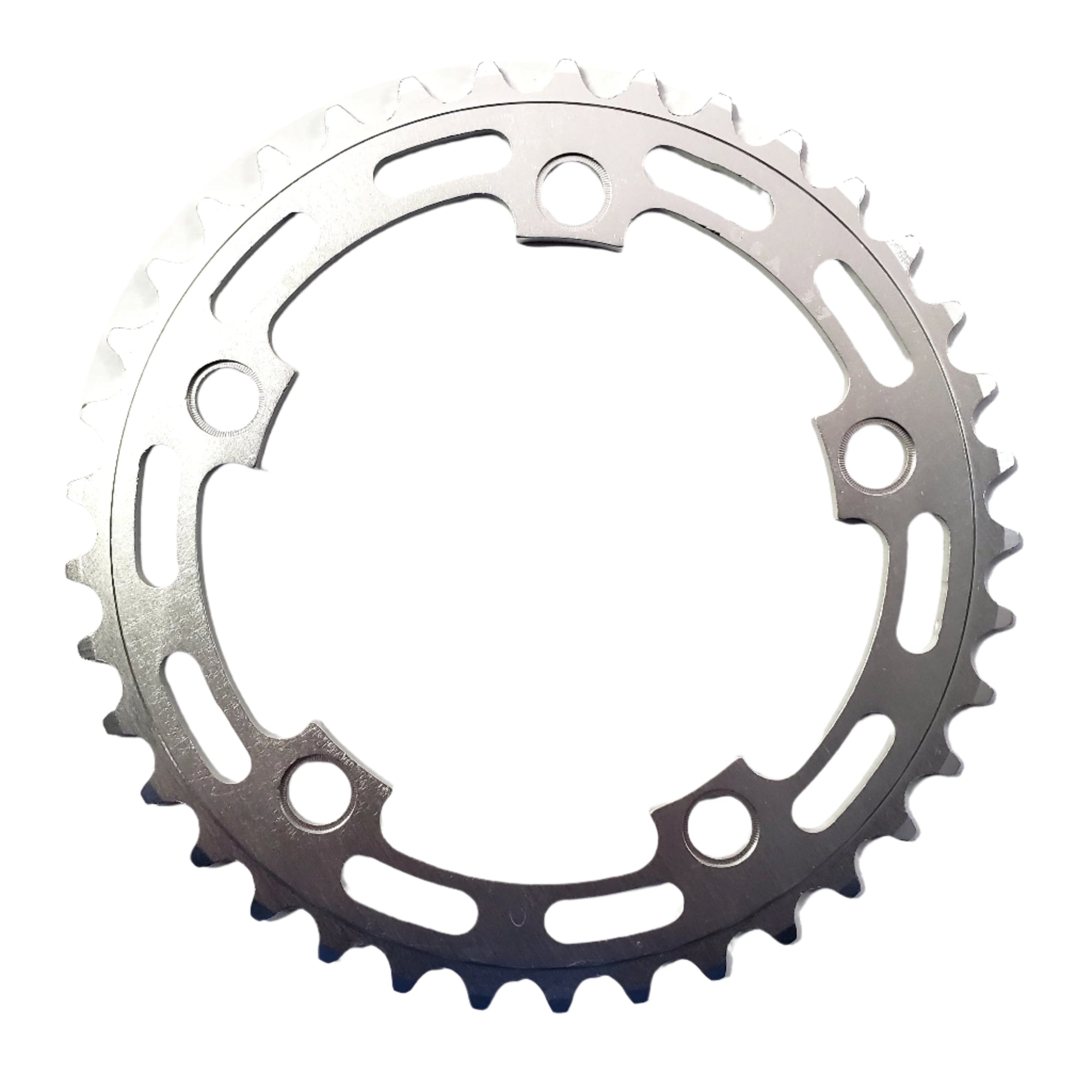 BMXGuru 37t BMX Chainring - Silver - 110mm 5-bolt - USA Made - BMXGuru ...
