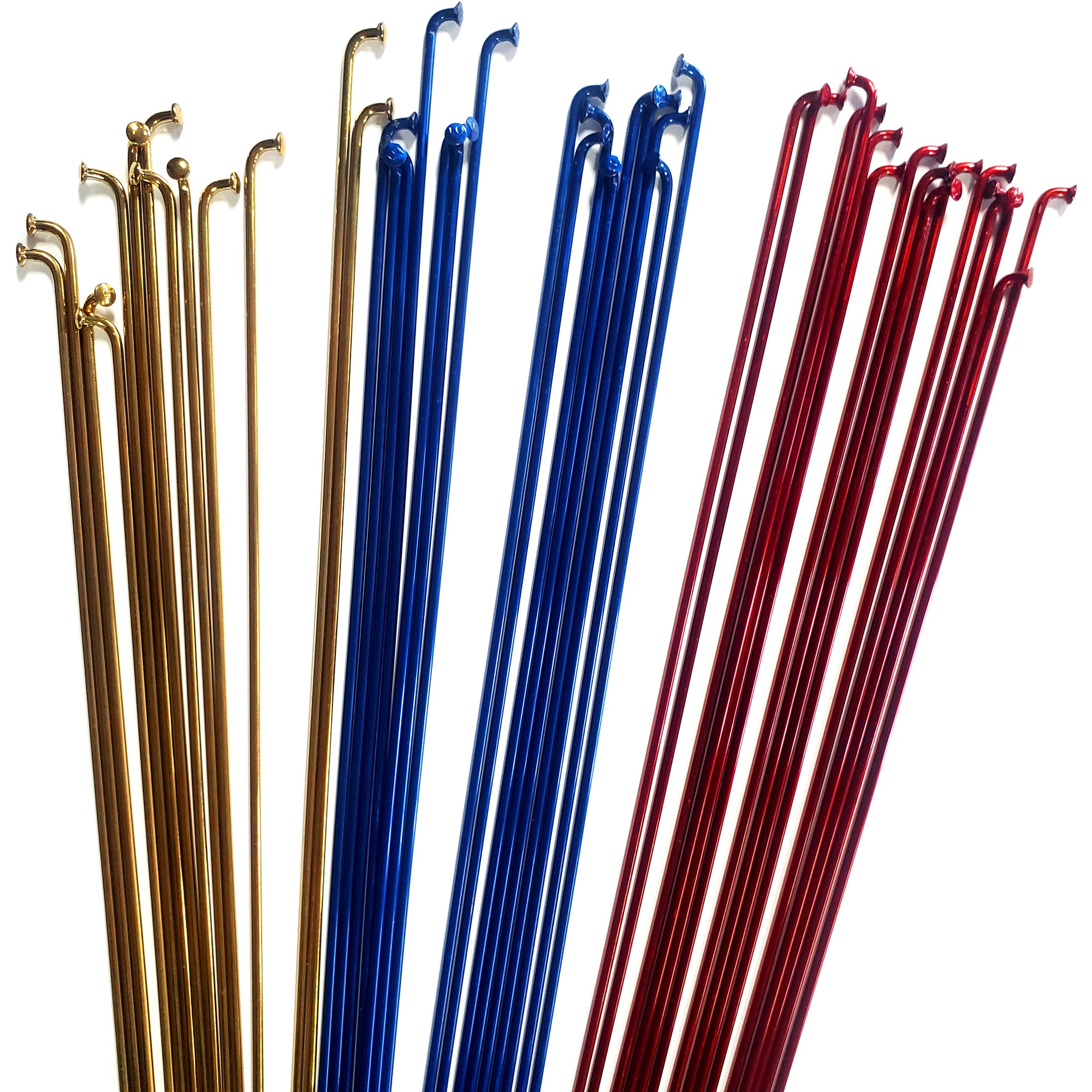 Stainless Steel Spoke - Single - Metallic Colors - Choose color & length