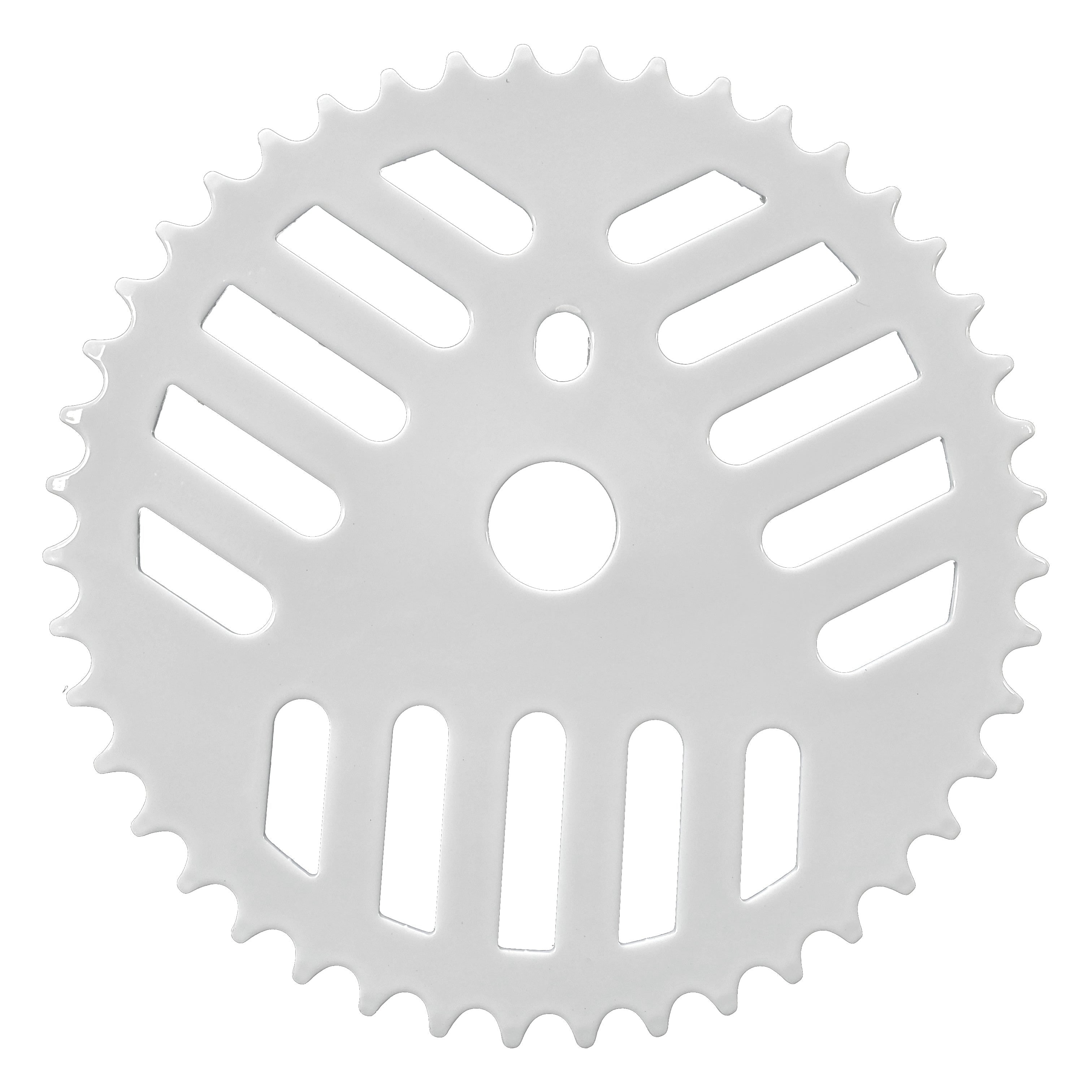 Cheese Grater 44t Disc Sprocket Chainwheel White GT style