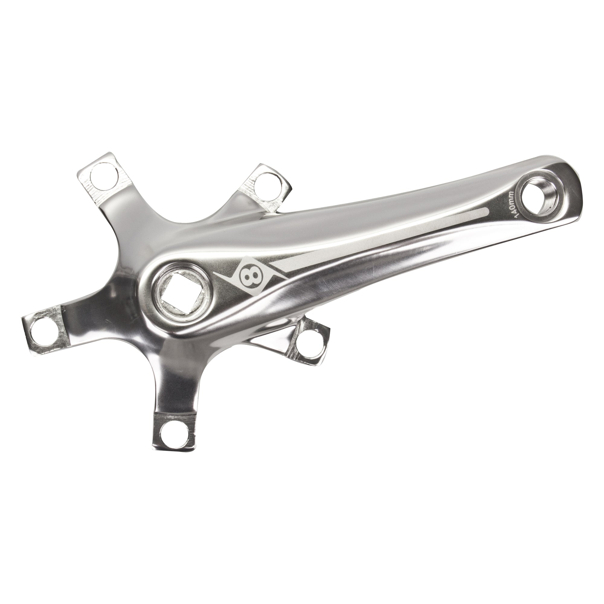 Origin8 BMX / Fixie Euro Crank Arms - 150mm - Silver