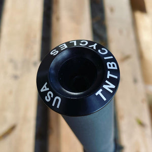 TNT Pro Chromoly OS-20" BMX Fork - Threadless - 3/8" - Black