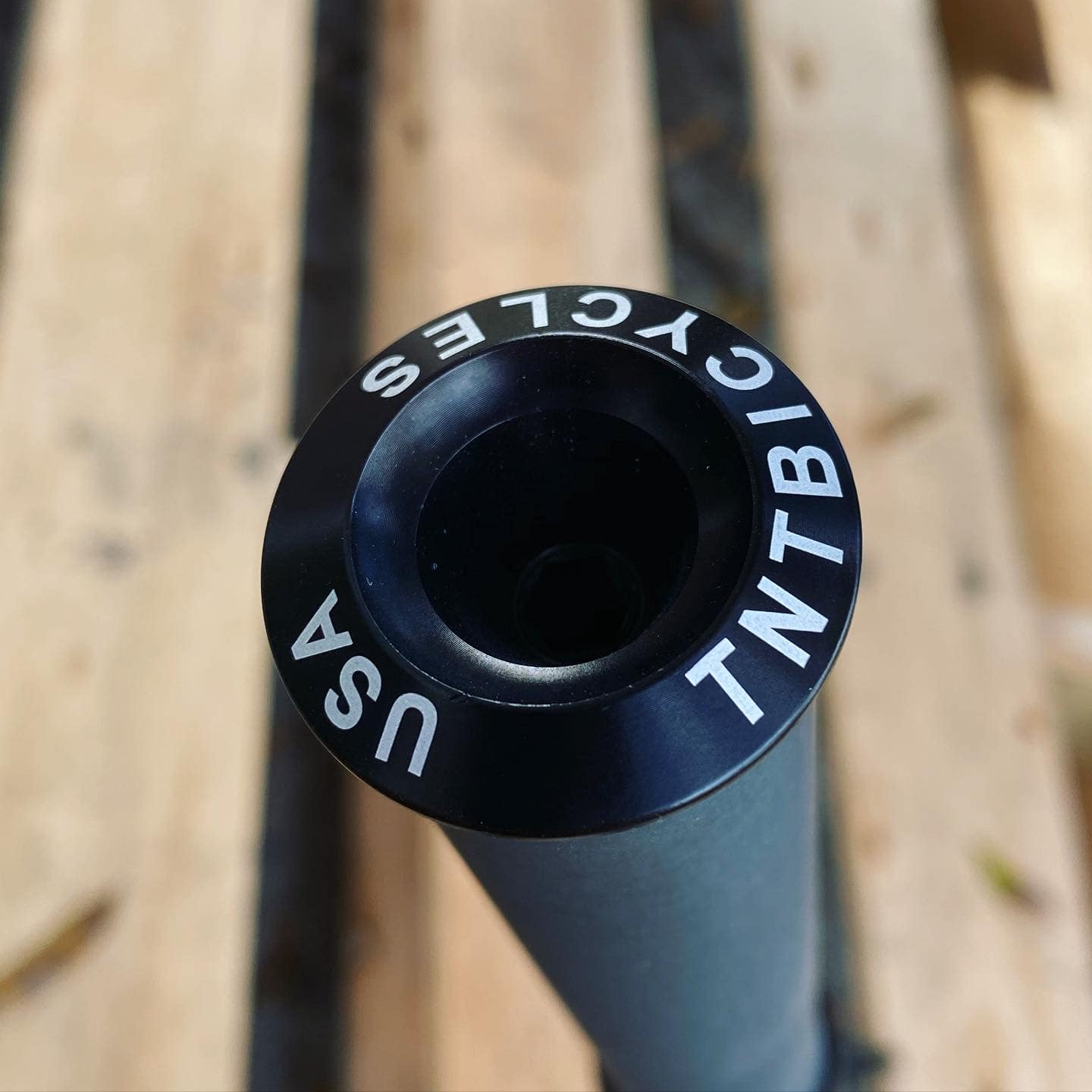 TNT Pro Chromoly 24" BMX Fork - Threadless - 20mm - Black