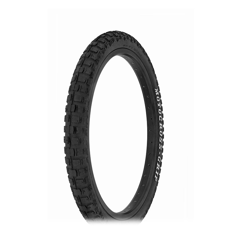 20x2.125 Duro Motocross-Grip Block Tread White Letter BMX Tire