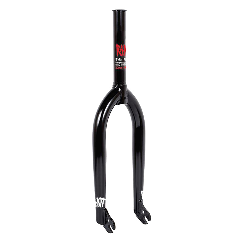 Rant Twin Peaks 18" Threadless BMX Fork - 3/8" dropouts - Black