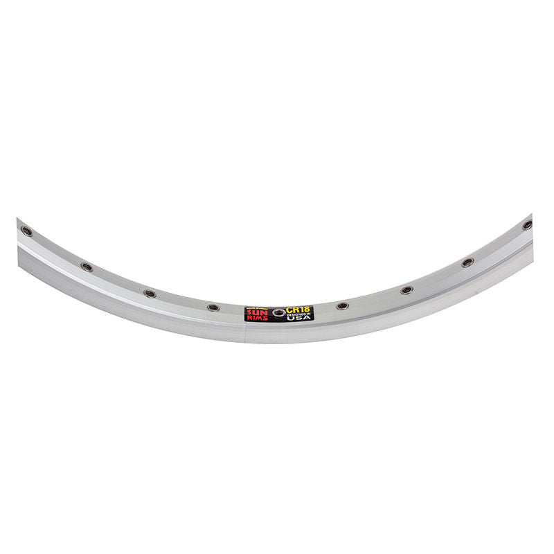 24x1.50 Sun CR-18 Double Wall Aluminum BMX Rim - 32h - Silver