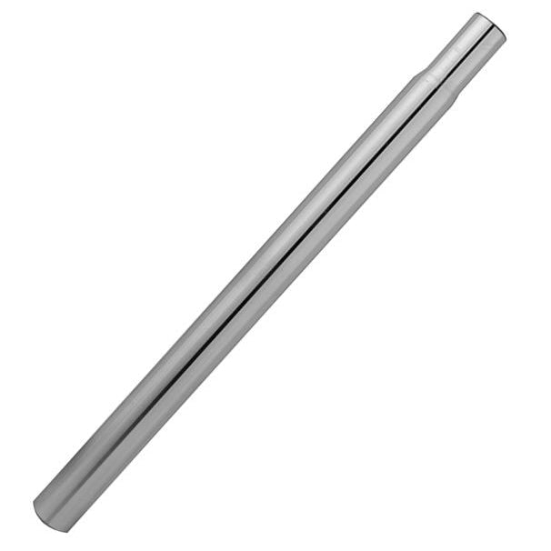 27.2mm Straight Aluminum Seatpost - 350mm - Silver