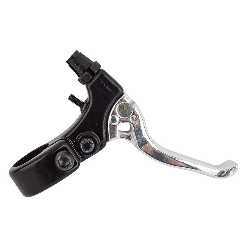 Power Aluminum BMX Canti/U-/Sidepull Brake Lever - Left Side - Silver / Black