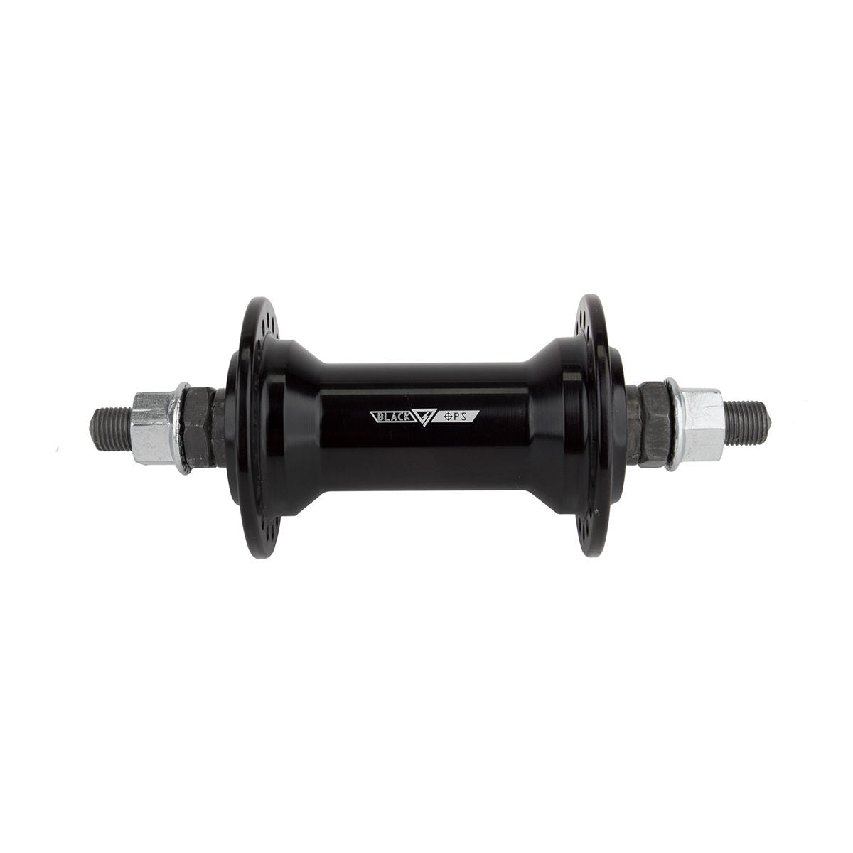 BlackOps BMX Front Hub - 48h - 3/8" axle - Black