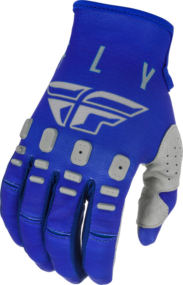 Fly Kinetic K121 BMX Gloves - Size 13 / Men's XXX-Large (3X) - Blue / Navy / Gray