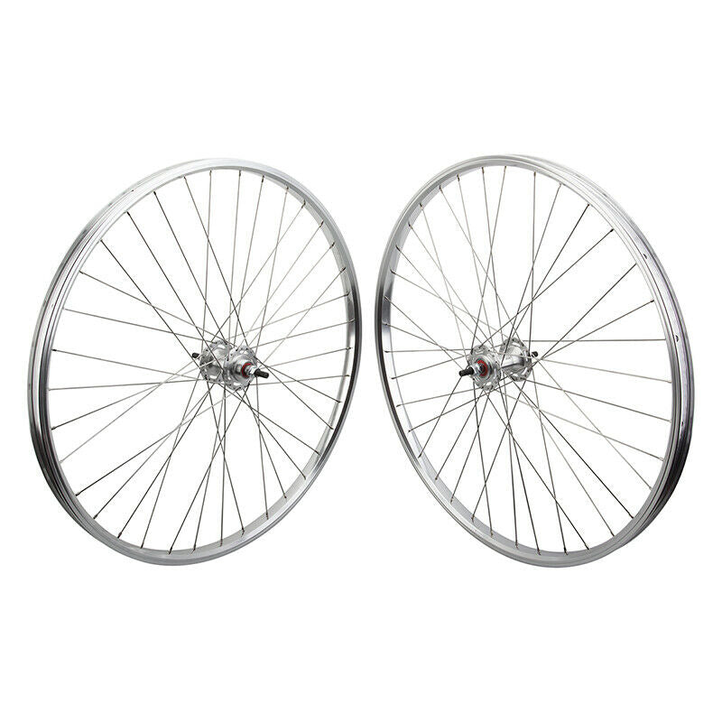 29" BlackOps Wheelset - Pair - 36H - Double Wall - Sealed Bearing - Flip Flop - Silver