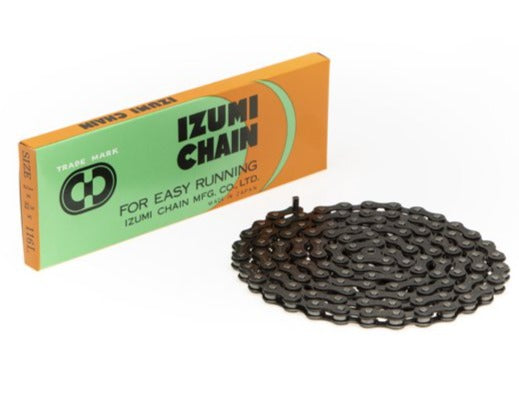 Izumi 5, 6-speed non-index Chain - 1/2x3/32" - Black - Made in Japan