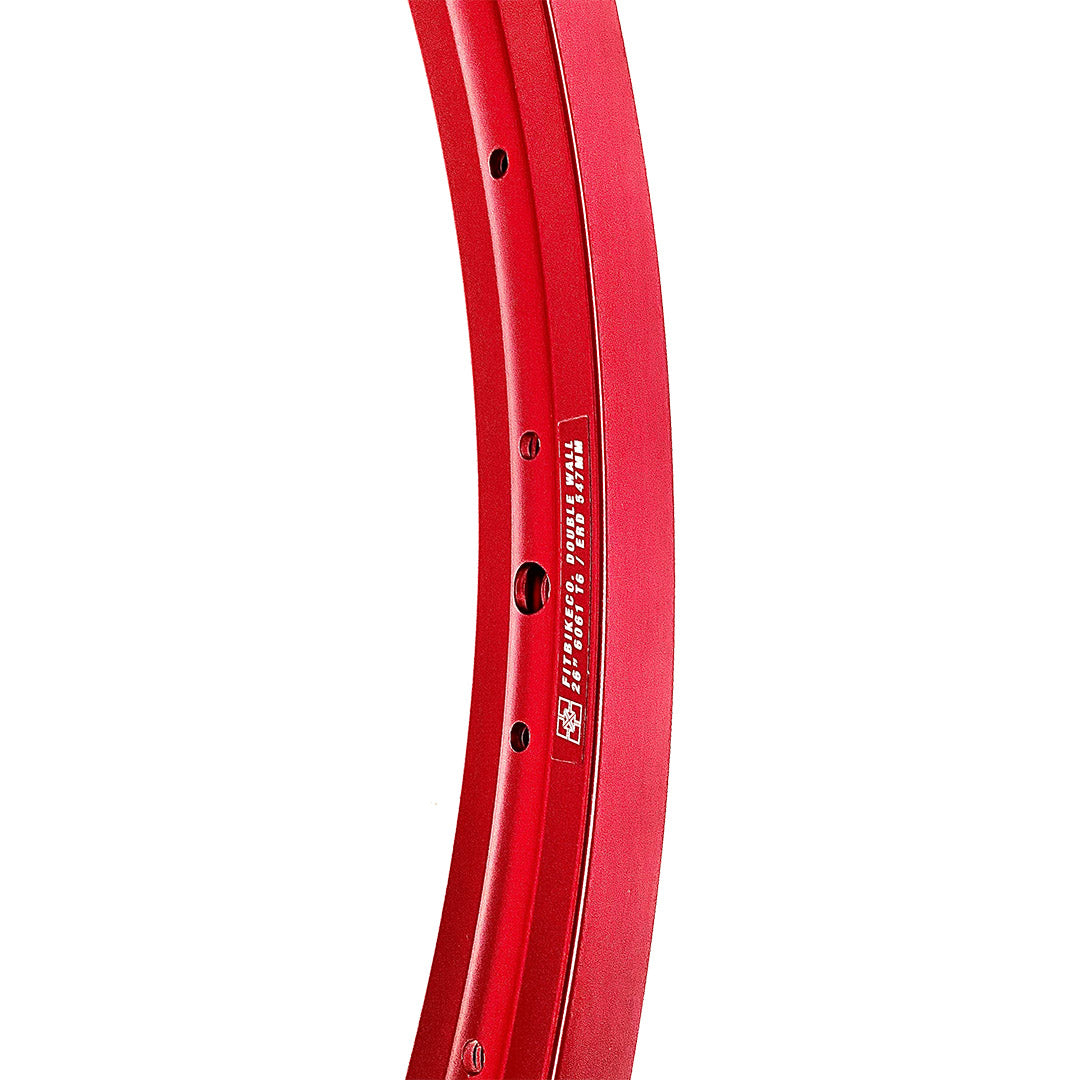 26" (559mm) Fit Bike Co. BMX Rim - Double Wall - 36H - Red