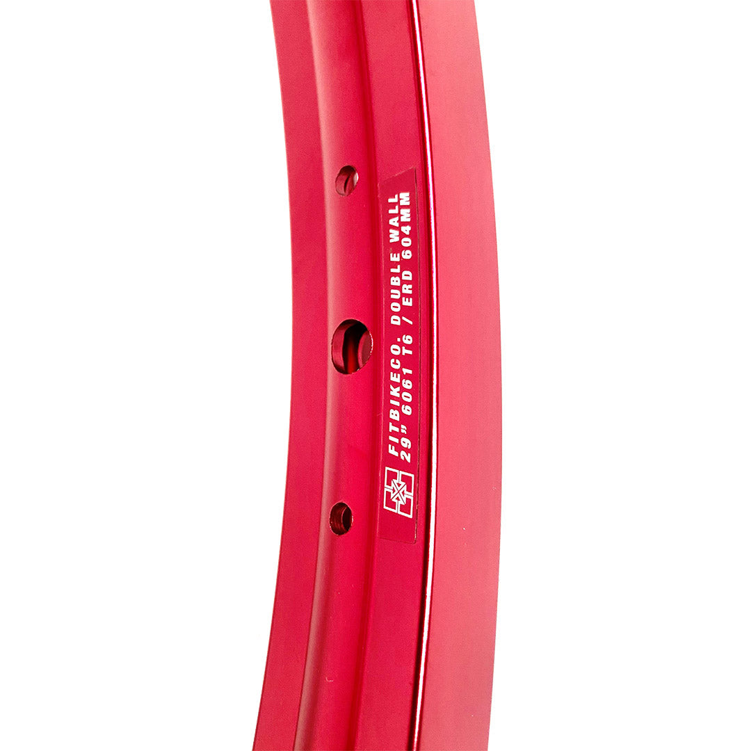 29" (622mm) Fit Bike Co. BMX Rim - Double Wall - 36H - Red