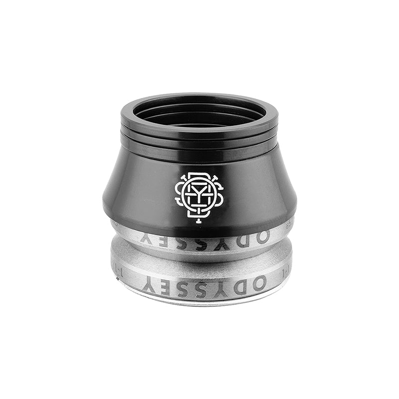 Odyssey BMX 1-1/8" Conical Integrated BMX Headset for 45/45 - Black