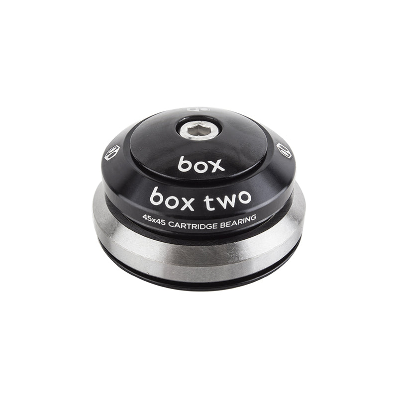 Box Two 1-1/8"/1.5" Tapered Integrated BMX Headset for 45/45 - Black