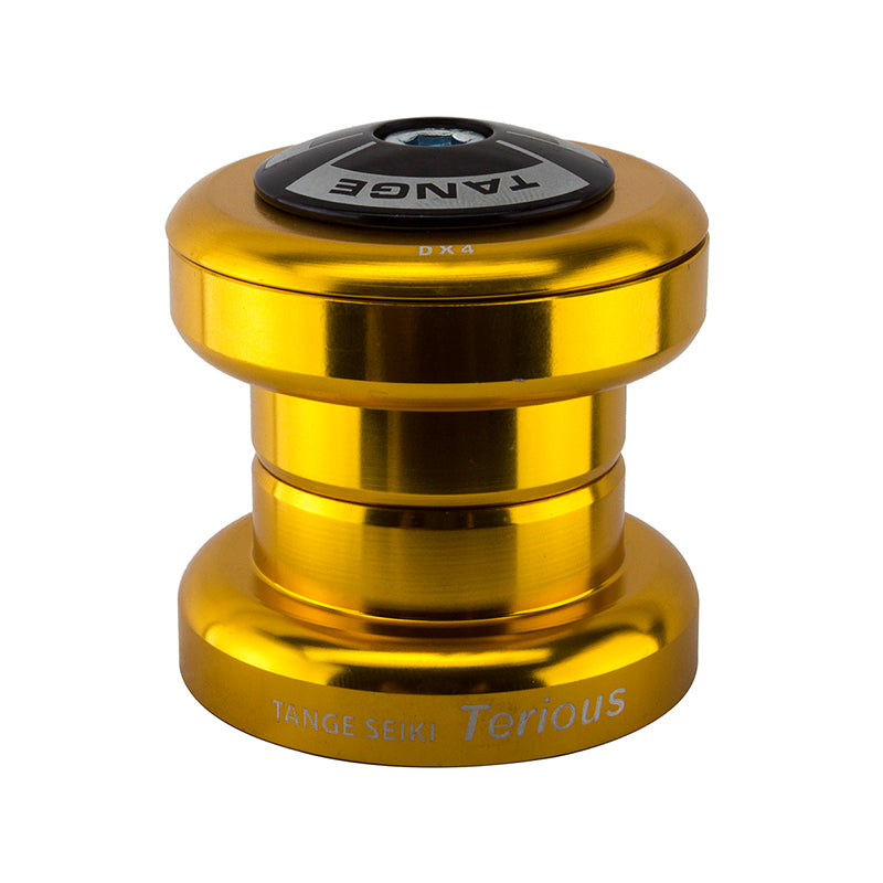 Tange DX4 Aluminum 1-1/8" Threadless Headset - Gold