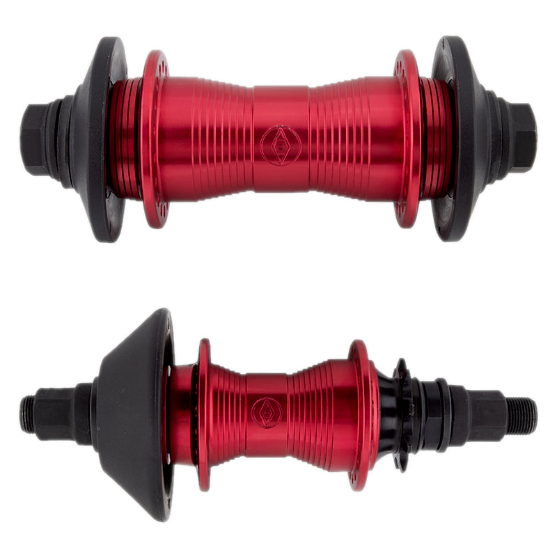 Alienation Illuminati BMX Hubset - 36H / RHD / 9T - Red