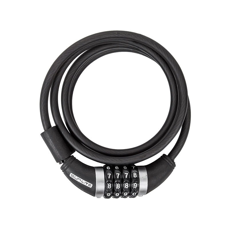 Resettable Combination Lock w/ QR Mount - Black