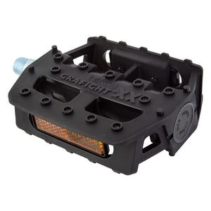 MKS Grafight XX Platform Pedals (Re-issue) - 9/16" - Black