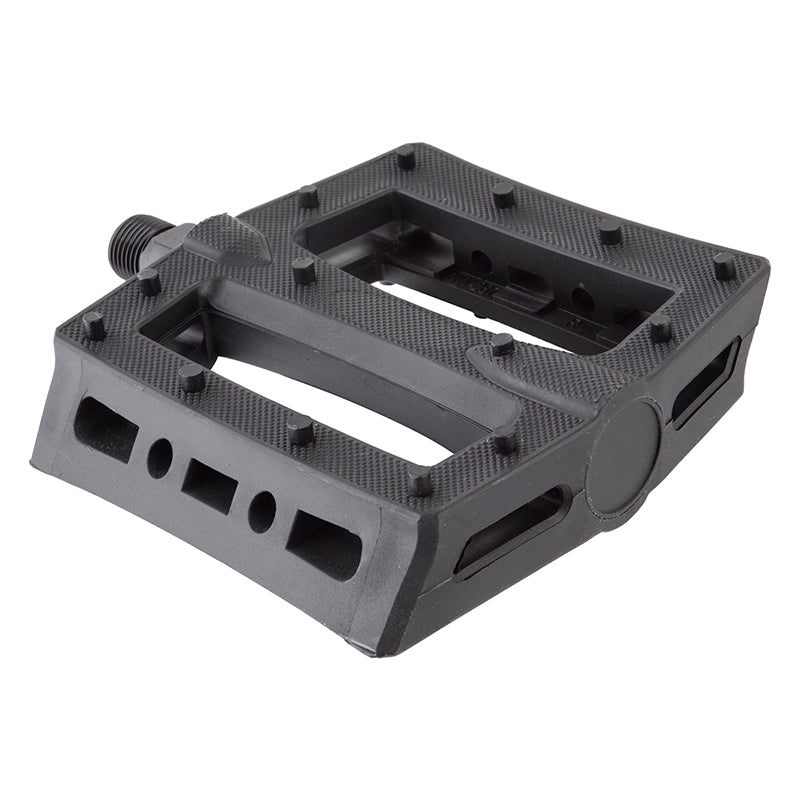BlackOps Traction PC BMX Platform Pedals - 9/16" - Black
