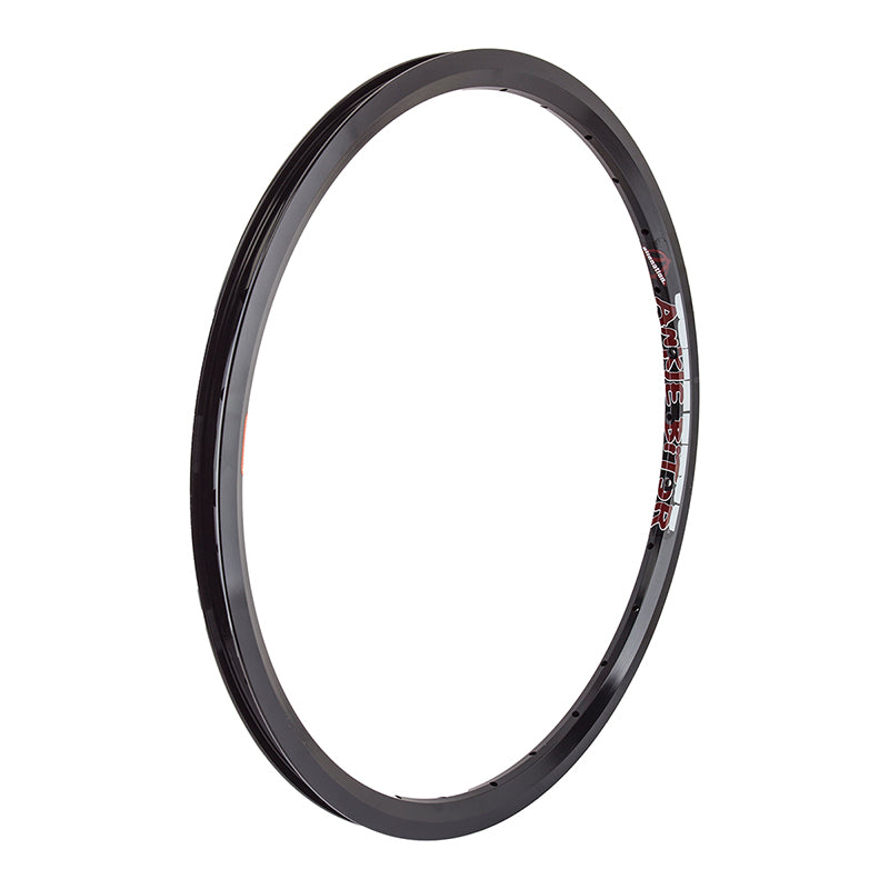 18" (400mm) Alienation Ankle Biter Aluminum Double Wall BMX Rim - 28H - Black