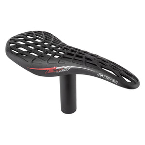 Tioga D-Spyder Evo Carbon BMX Seat and Post Combo - 27.2mm Uni Type - Black