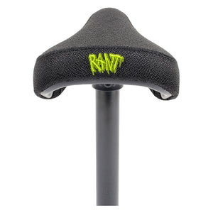 Rant Slime BMX Seat and Post Combo - 25.4mm Uni type - Black