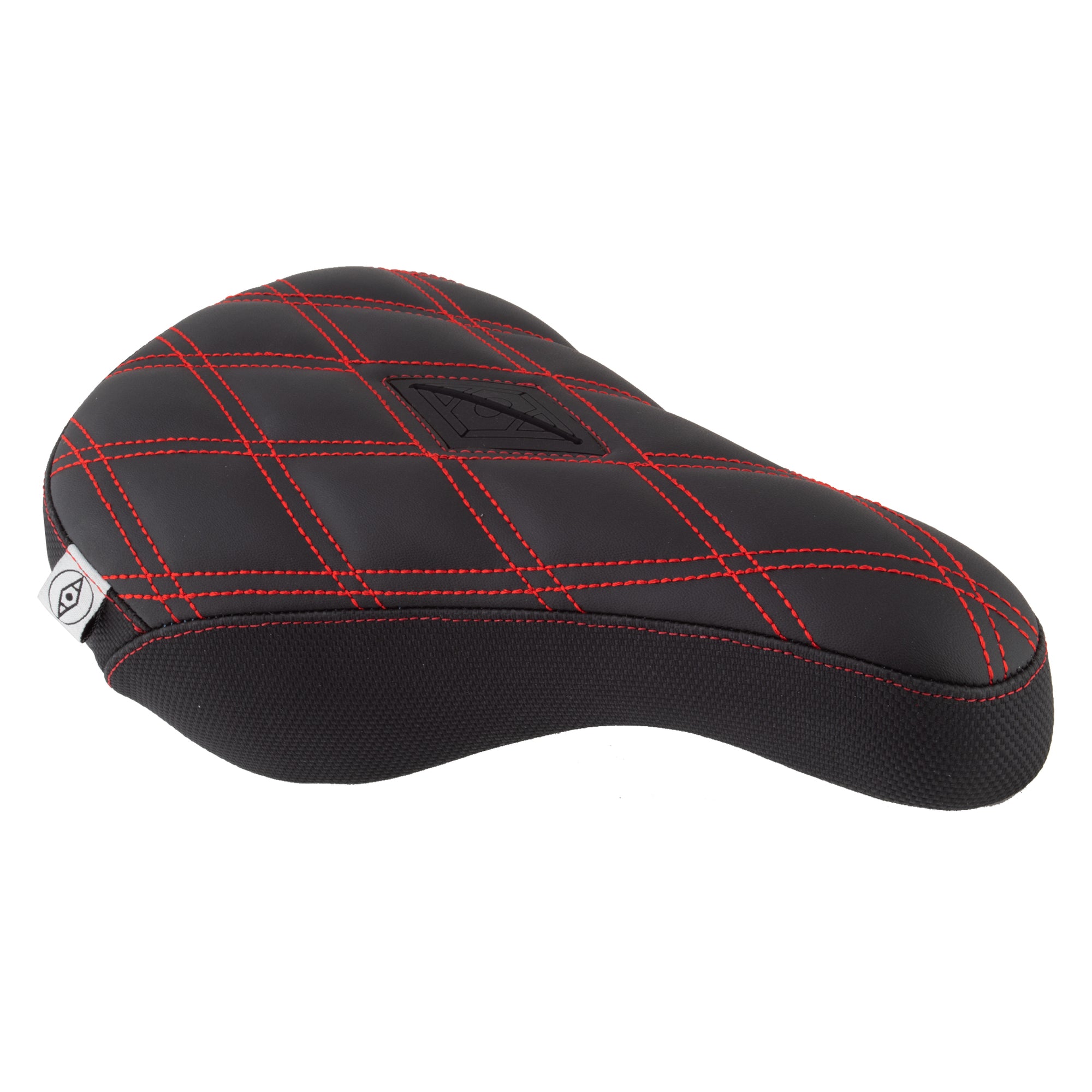 Alienation Gripper Padded Pivotal BMX Seat - Black/Red