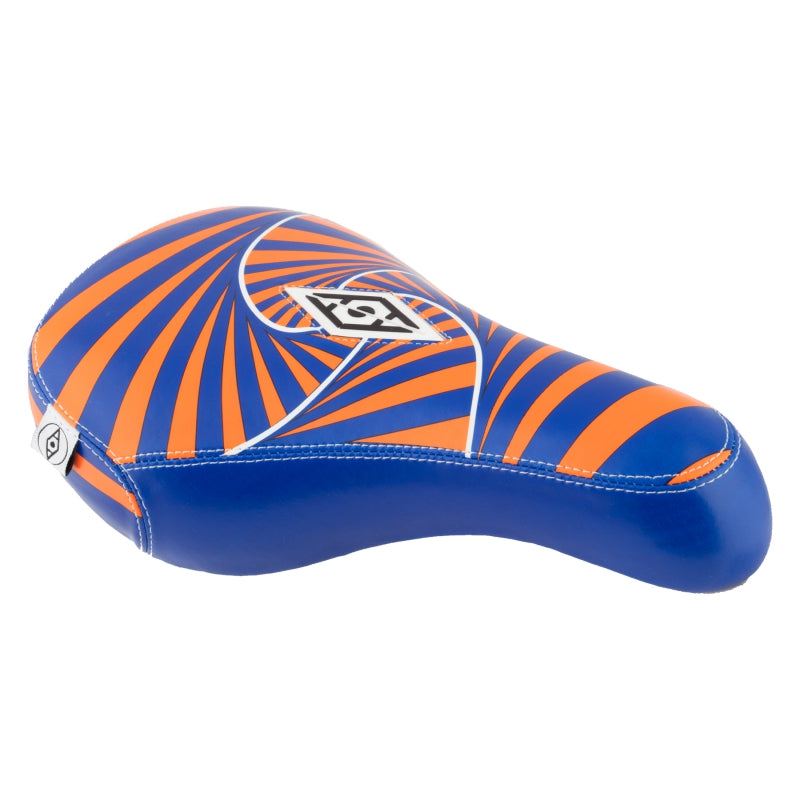 Alienation Psycho Padded Pivotal BMX Seat - Orange/Blue