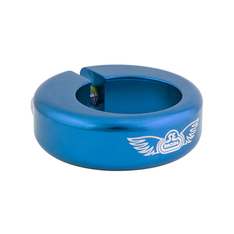 SE Racing Champ Clamp Aluminum Seat Post Clamp - 31.8mm (1-1/4") - Blue