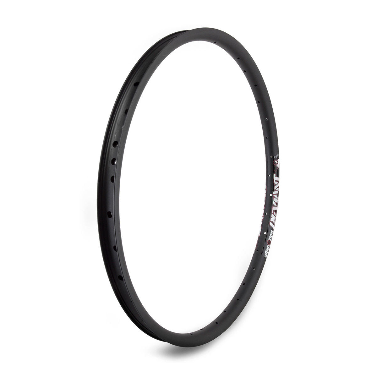 24" Alienation Deviant Front Aluminum Double Wall BMX Rim - 36h - Black