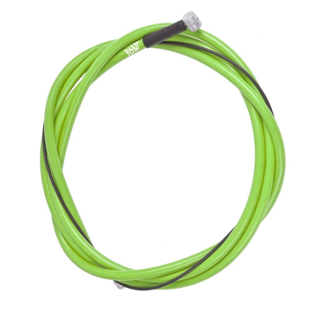 Rant BMX Spring Linear Brake Coiled Cable - Lemon Green