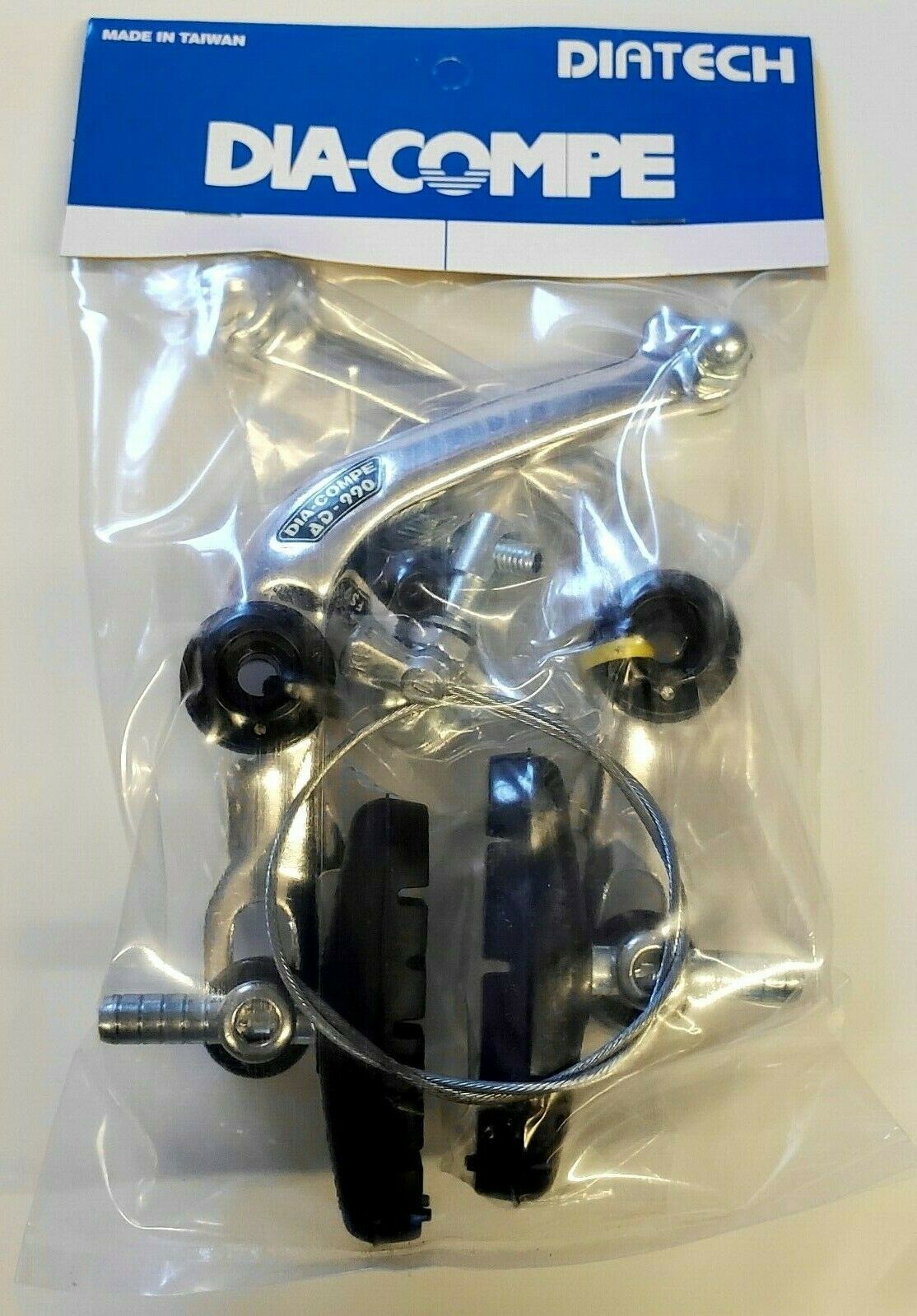 Freni A Disco Bici Freno A U Dia-Compe AD-990 Per BMX – Pinza Freno In Argento, Codice 9909343T Caliper Brakes - Foto 7