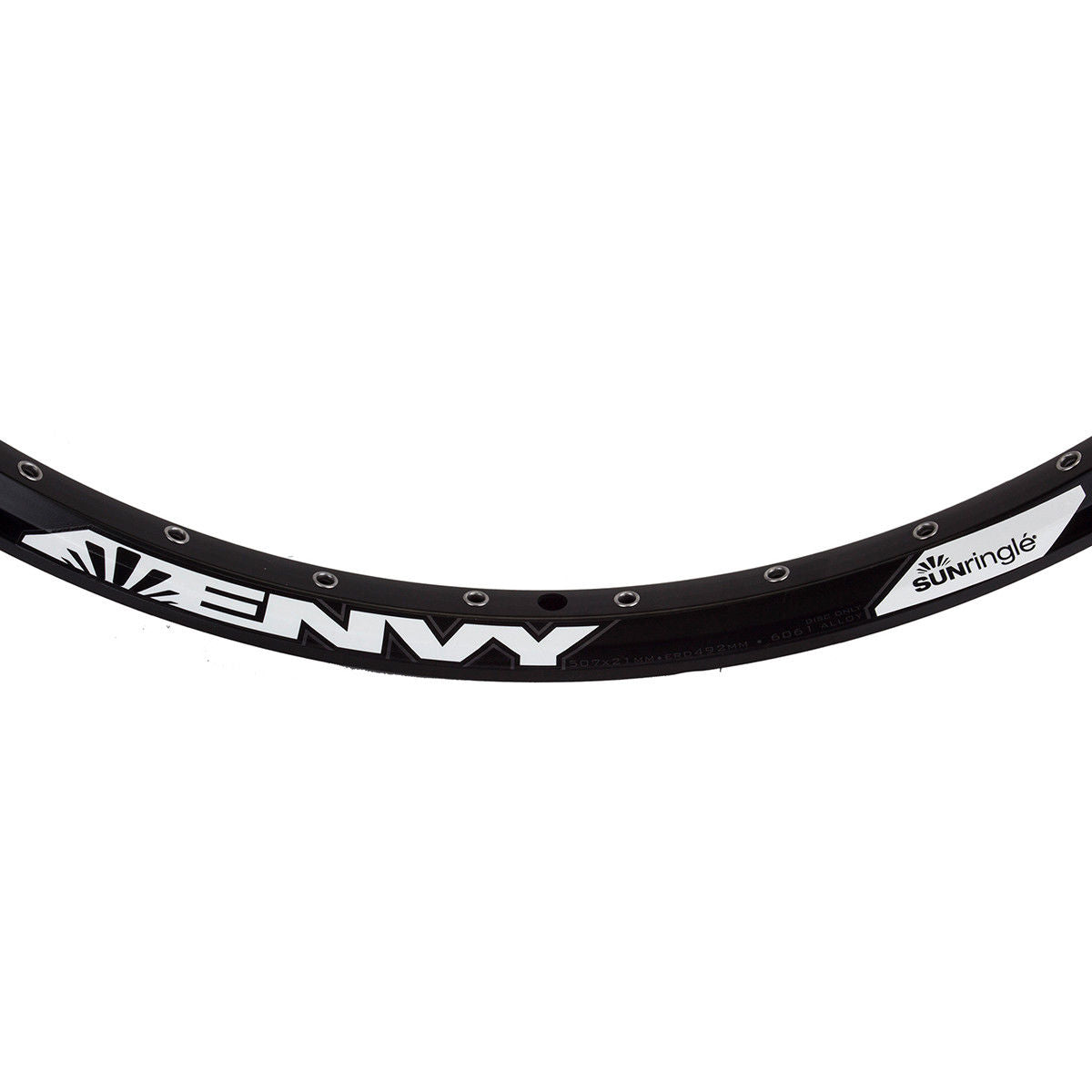 24" Sun Ringle Envy Front Rim - 36H - Black