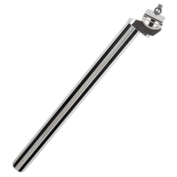 27.2mm MCS Fluted Aluminum Micro Adjust Seatpost - Black/Silver