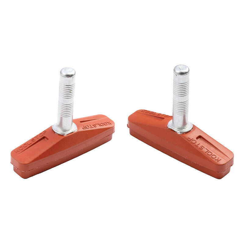 Kool Stop City Threadless Brake Pads/Shoes - Salmon - USA Made