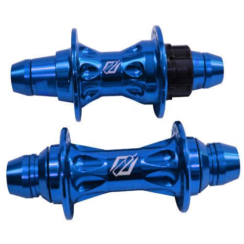 TNT Rapid Fire Sealed Cassette BMX Hubset - 36h 3/8" axles - 150 pts - Blue