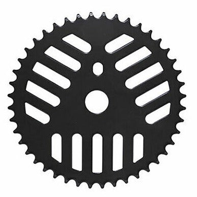 Cheese Grater 44t Disc Sprocket / Chainwheel - Black - GT style