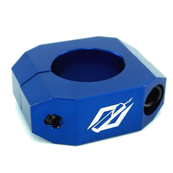 TNT Bicycles Double-Bolt BMX Seat Post Clamp - 25.4mm - 1" - Blue