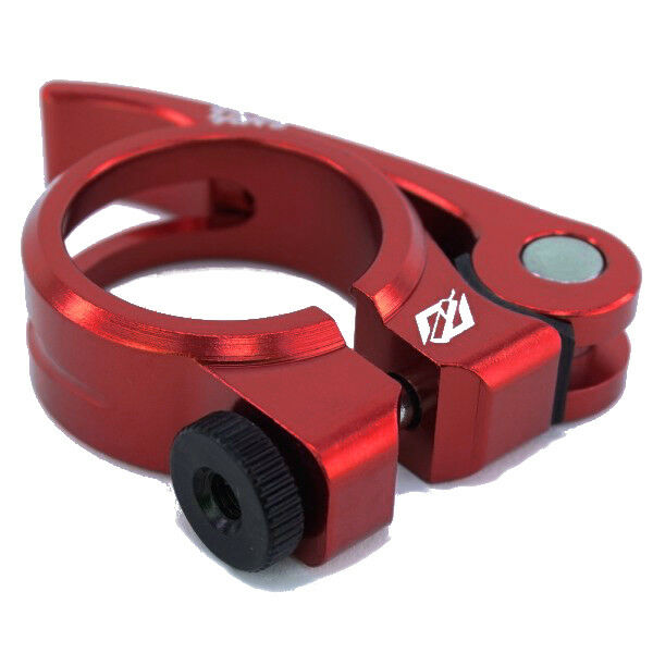 TNT Bicycles BMX Quick-Release Seat Post Clamp - 31.8mm - 1-1/4" - Red