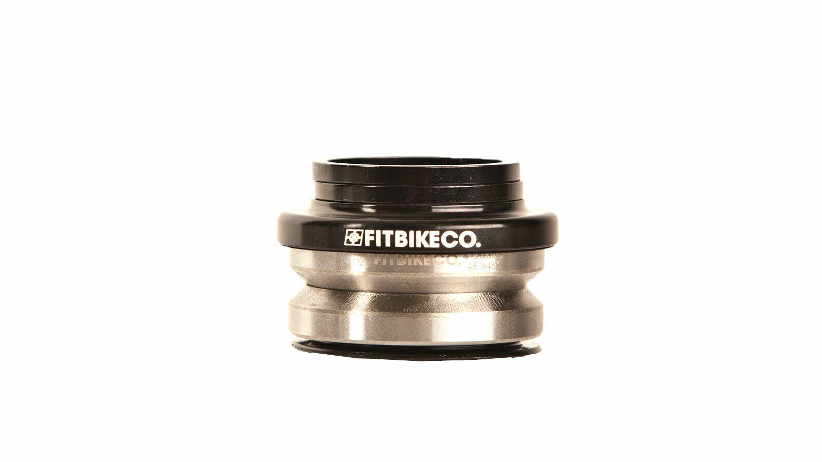 Fit BMX 1-1/8" Integrated BMX Headset for 45/45 - Black