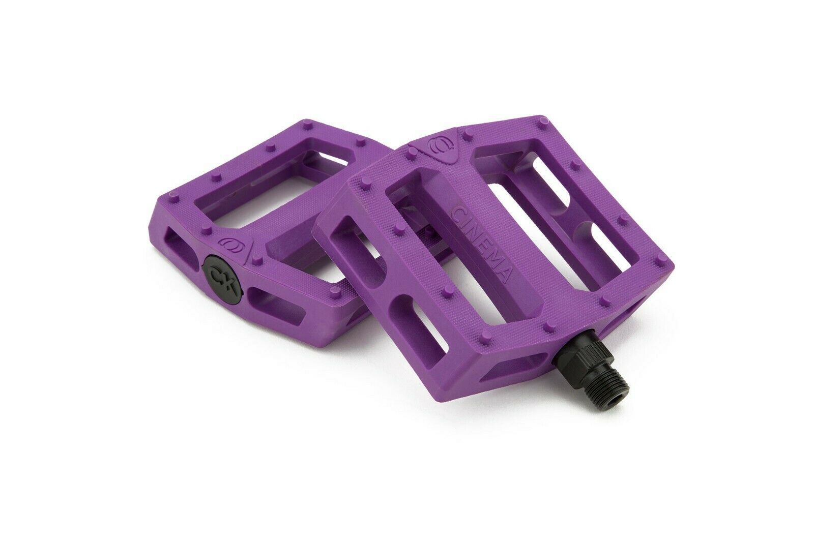 Cinema BMX Chad Kerley "CK" Nylon Platform Pedals - 9/16" - Purple