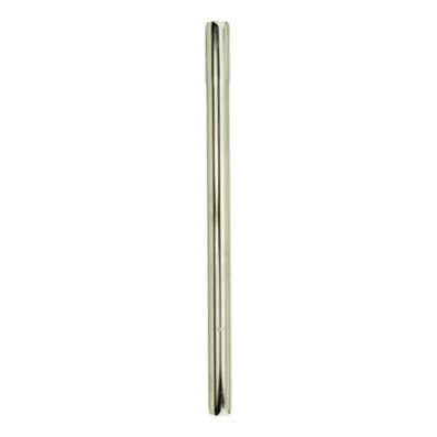 A 20.7mm chrome-plated straight seatpost for bicycles.