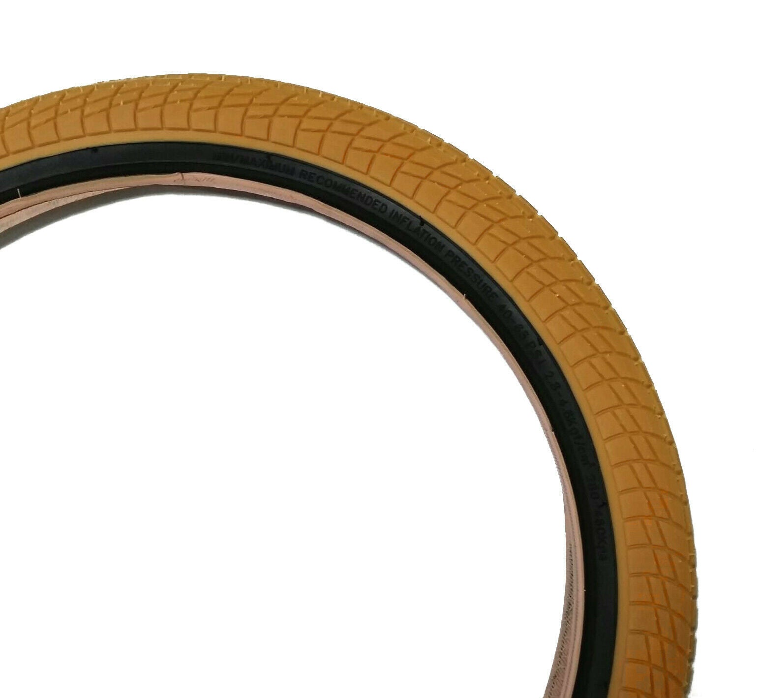 20x2.25 Kenda Kontact BMX Tire - Gum w/ Black Sidewall