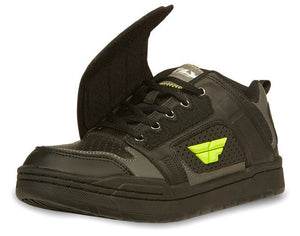 Fly Transfer SPD Clipless BMX Shoe - Black/Hi-Vis - sz Adult 7